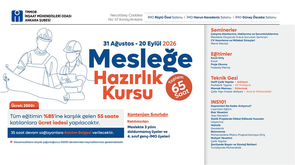 Mesleğe Hazırlık Kursu 2026 Başvuruları Başladı